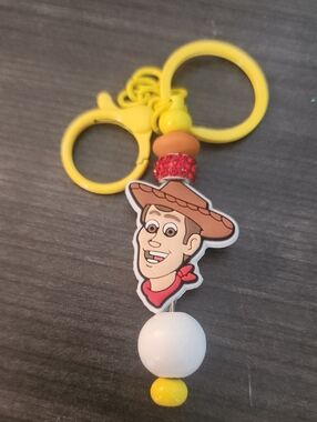 Disney's Woody Beaded Keychain
